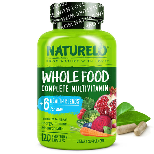NATURELO Mens Multivitamins bottle front view