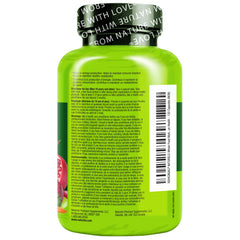 Person taking Naturelo vitamins illustrates daily wellness routine.