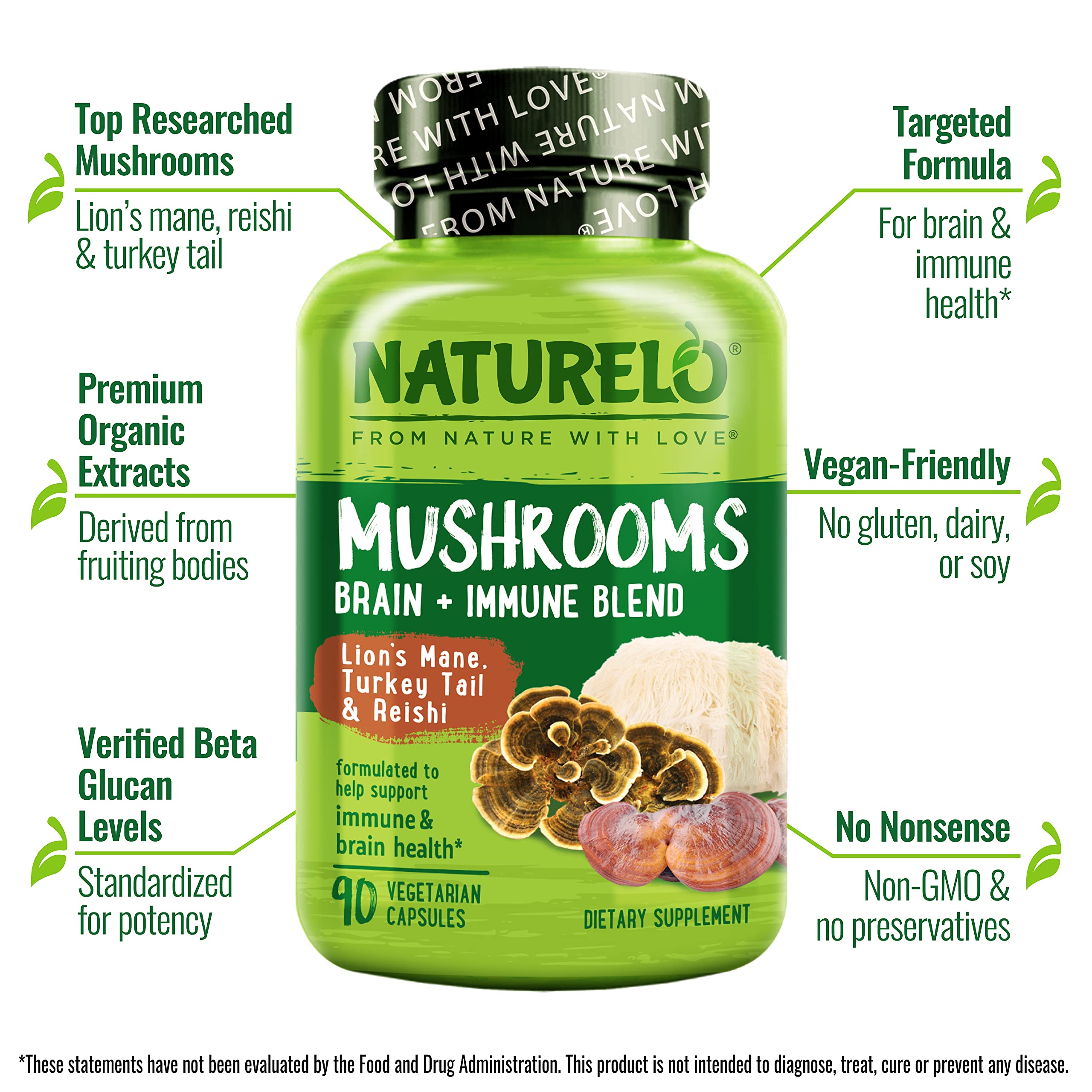 Reishi mushroom for immune support and mood balance