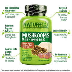 Reishi mushroom for immune support and mood balance