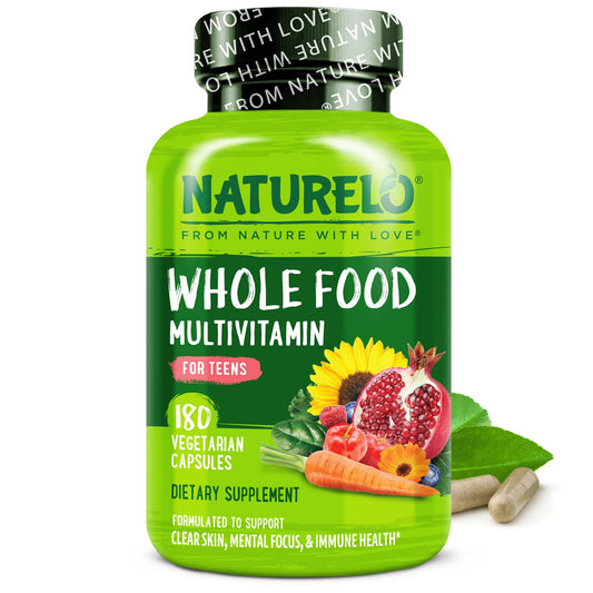 NATURELO Teen Multivitamin bottle – 180 capsules (hero image)