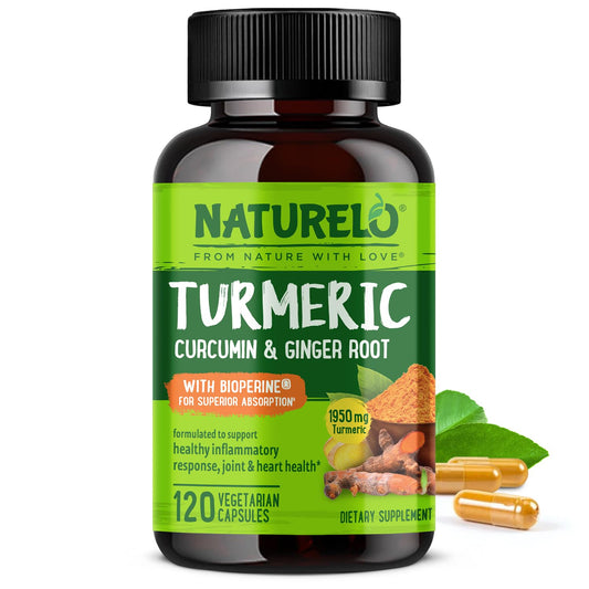 Naturelo Turmeric Curcumin with BioPerine for enhanced absorption
