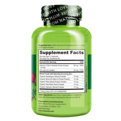 Supports healthy skin, hair and nails with zinc and vitamin C