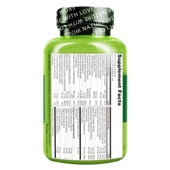 Made in USA GMP facility label on Naturelo multivitamin