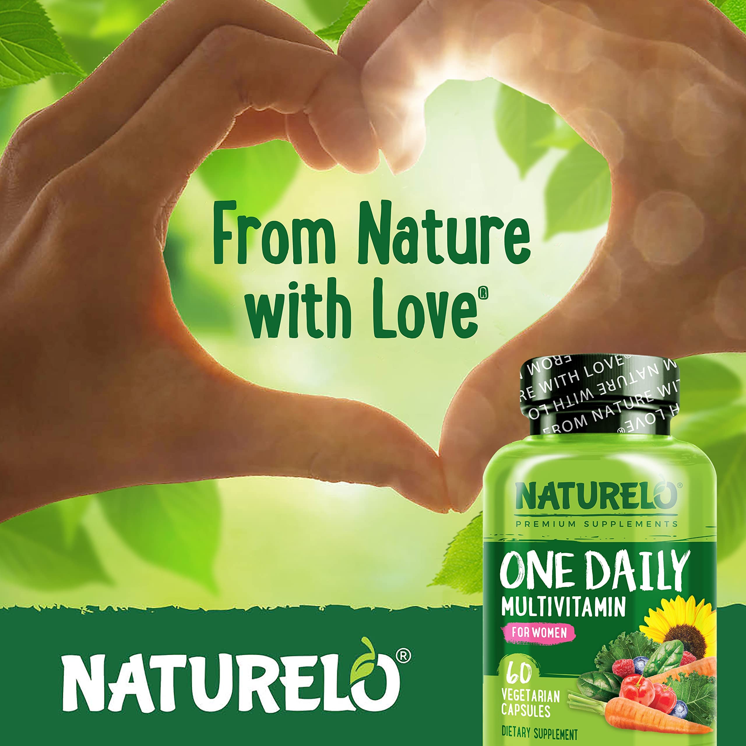 Chelated minerals such as zinc and selenium in Naturelo