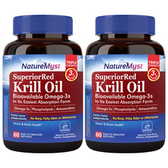 NatureMyst Antarctic Krill Oil bottle front view