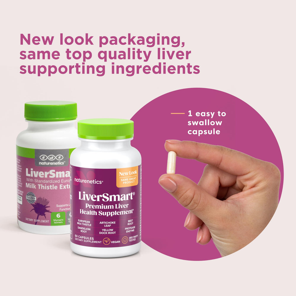 Naturenetics Clean label packaging shown, vegan and gluten-free claim.