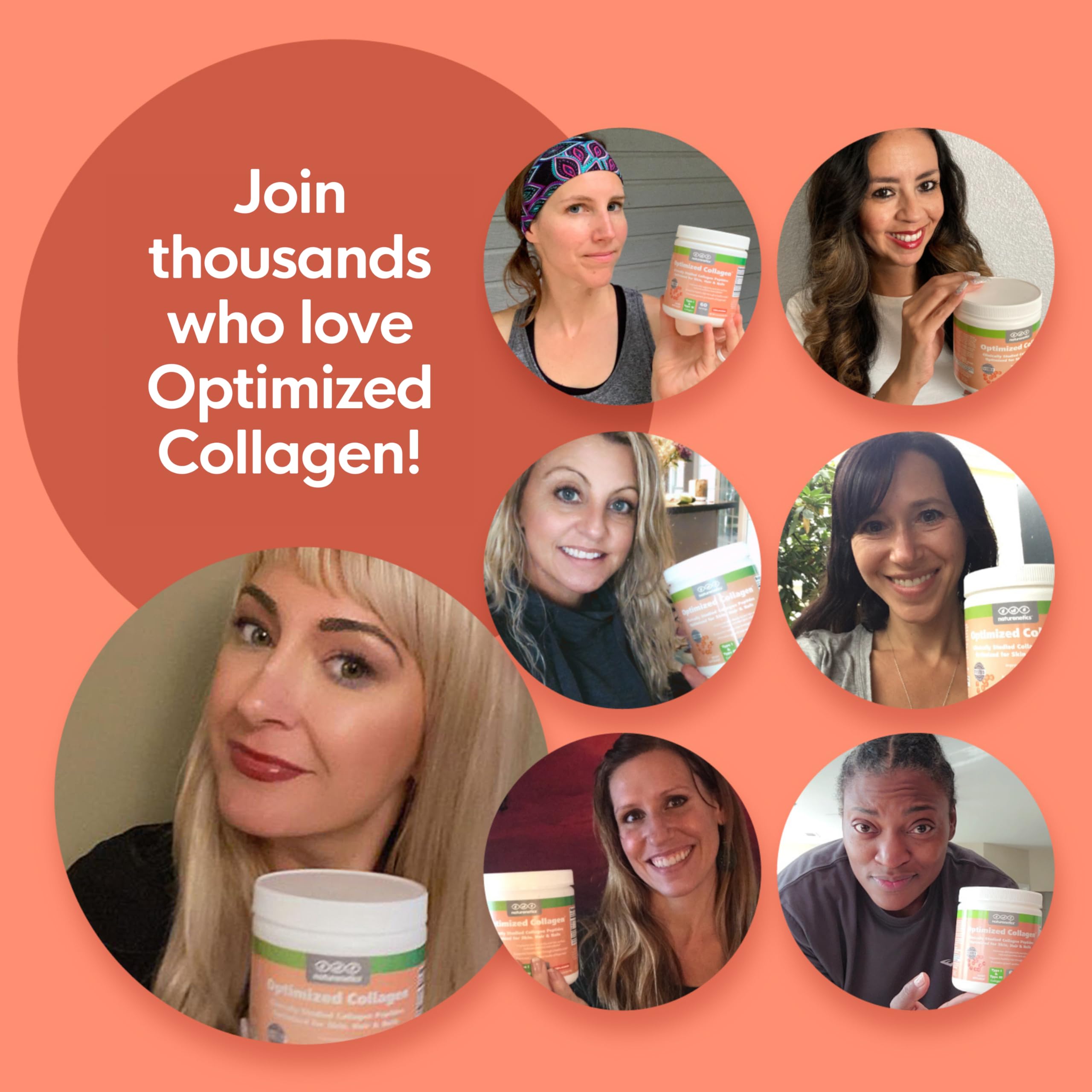 Third-party testing seal on Naturenetics collagen product
