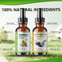 Black seed oil drops bottle showing omega-rich formula