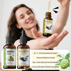 Soursop fruit extract 500mg (10:1) in bitters bottle