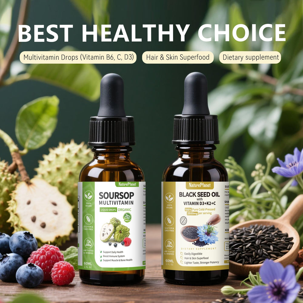 Vitamin C drops providing 22% DV