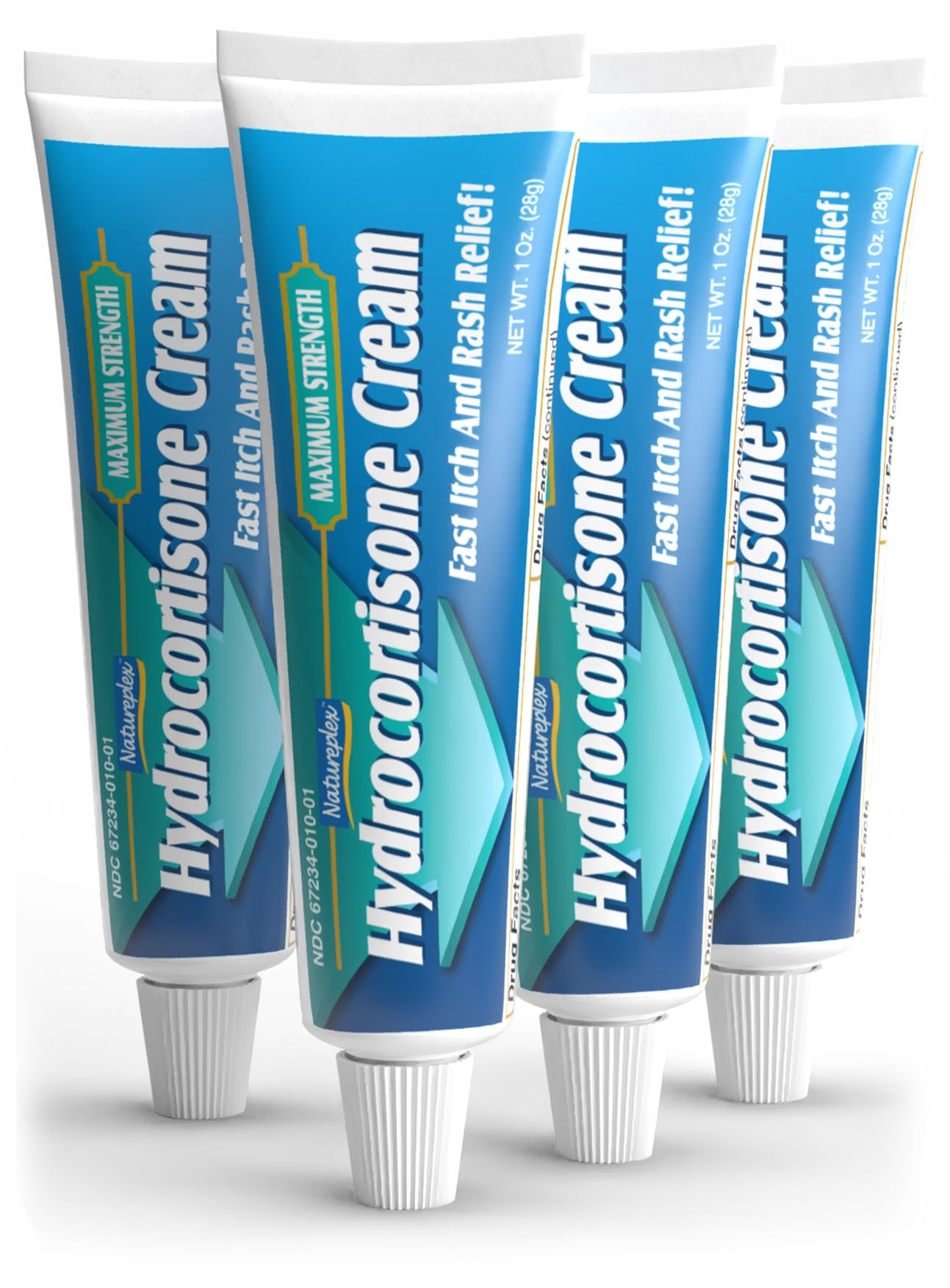 Natureplex Hydrocortisone Cream Pack-4 provides fast itch relief for rashes and insect bites.