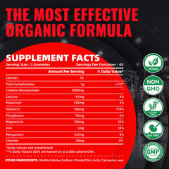 Vegan, gelatin-free, sugar-free label on bottle
