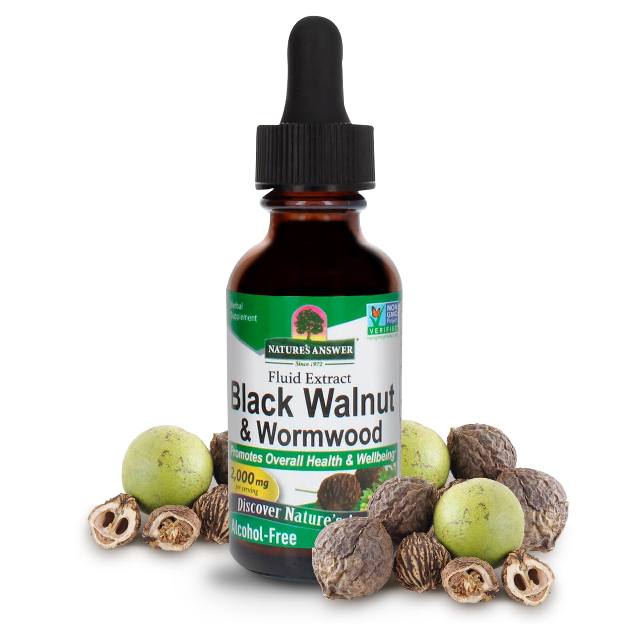 Nature's Answer Black Walnut and Wormwood Complex bottle 1oz