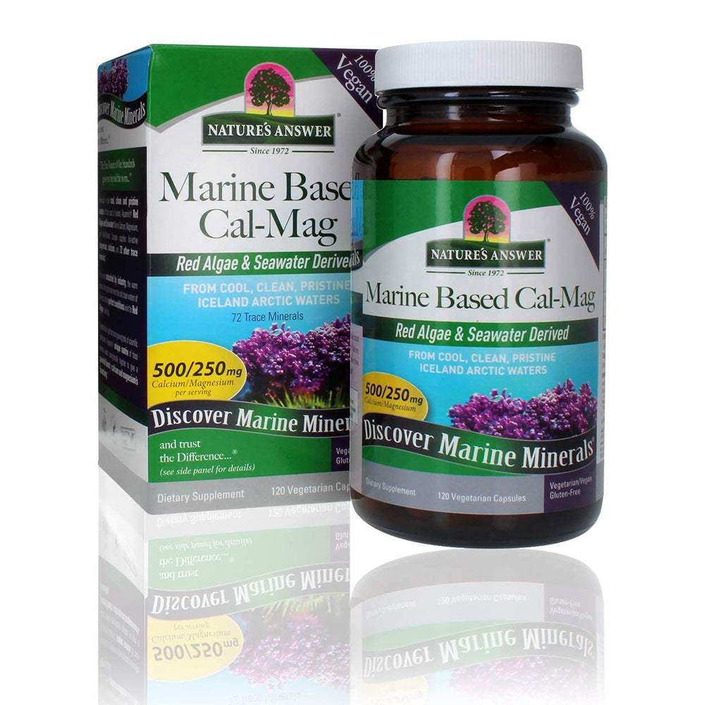 Nature's Answer Calcium Magnesium Capsules bottle - 120 count
