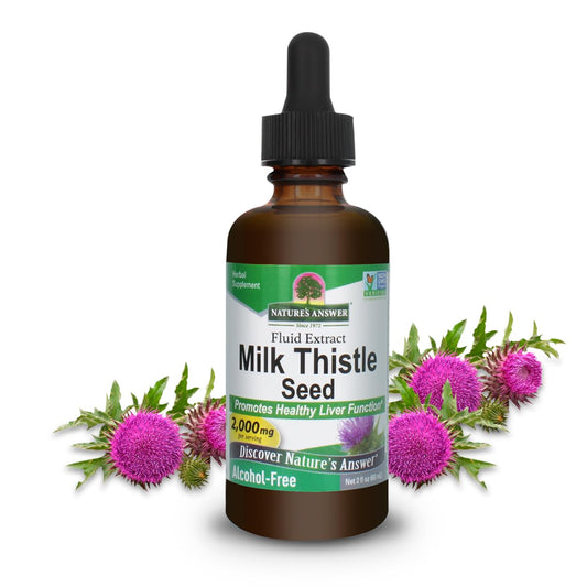 Nature's Answer Milk Thistle 2 oz Alcohol-Free Liquid Extract