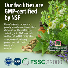 Nature's Answer White Willow Bark Extract alcohol-free formula for comfortable daily use