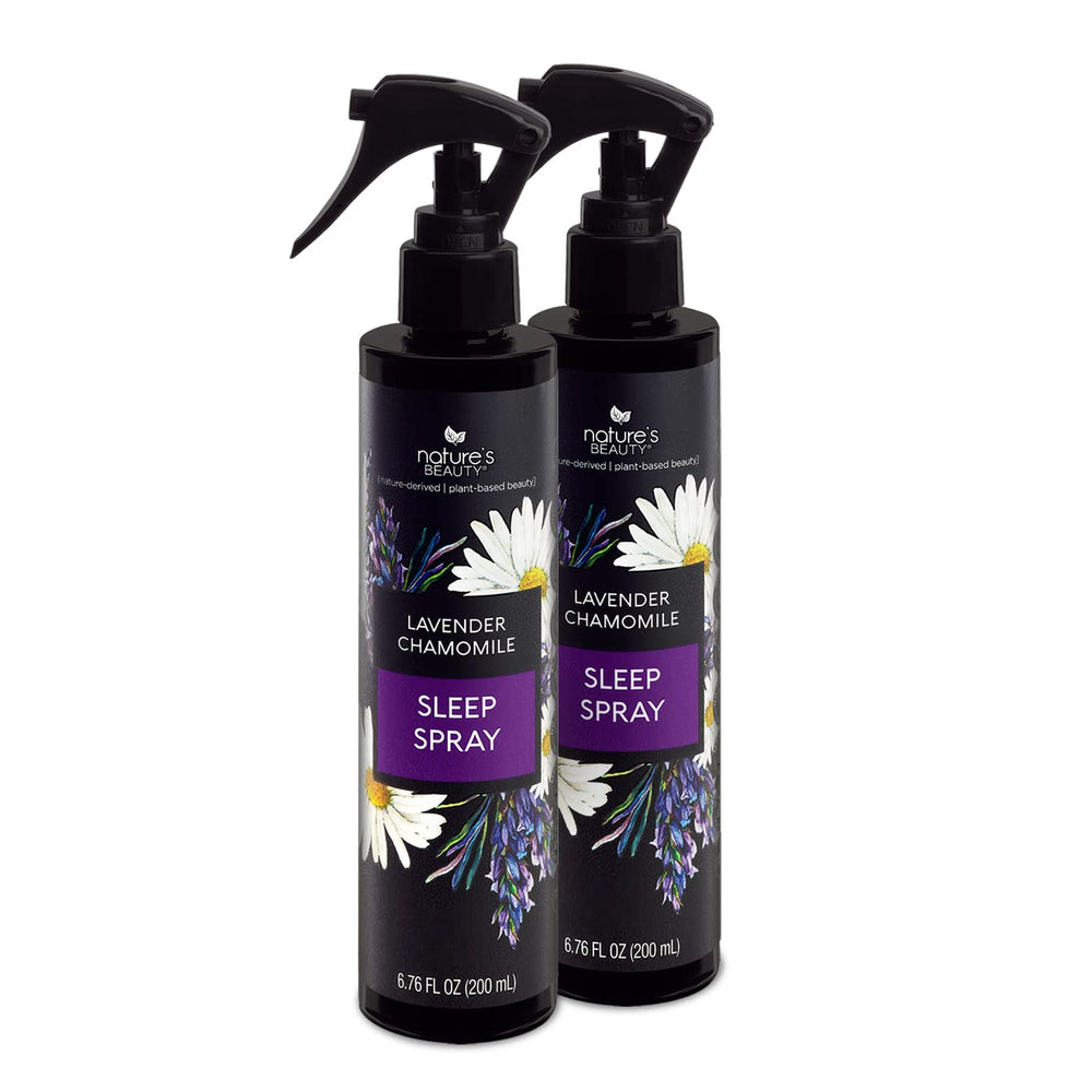 Nature's Beauty Lavender Chamomile Sleep Spray 2-Pack bottle front
