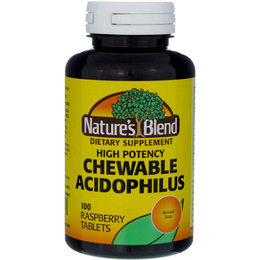Close-up of label showing probiotic strain, potency, and dosage information