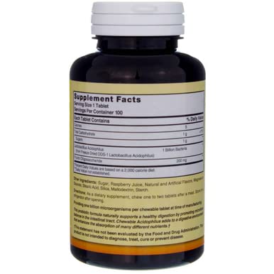 Illustration of 100 tablets per bottle