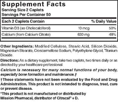 Gluten-free Nature's Blend calcium supplement packaging