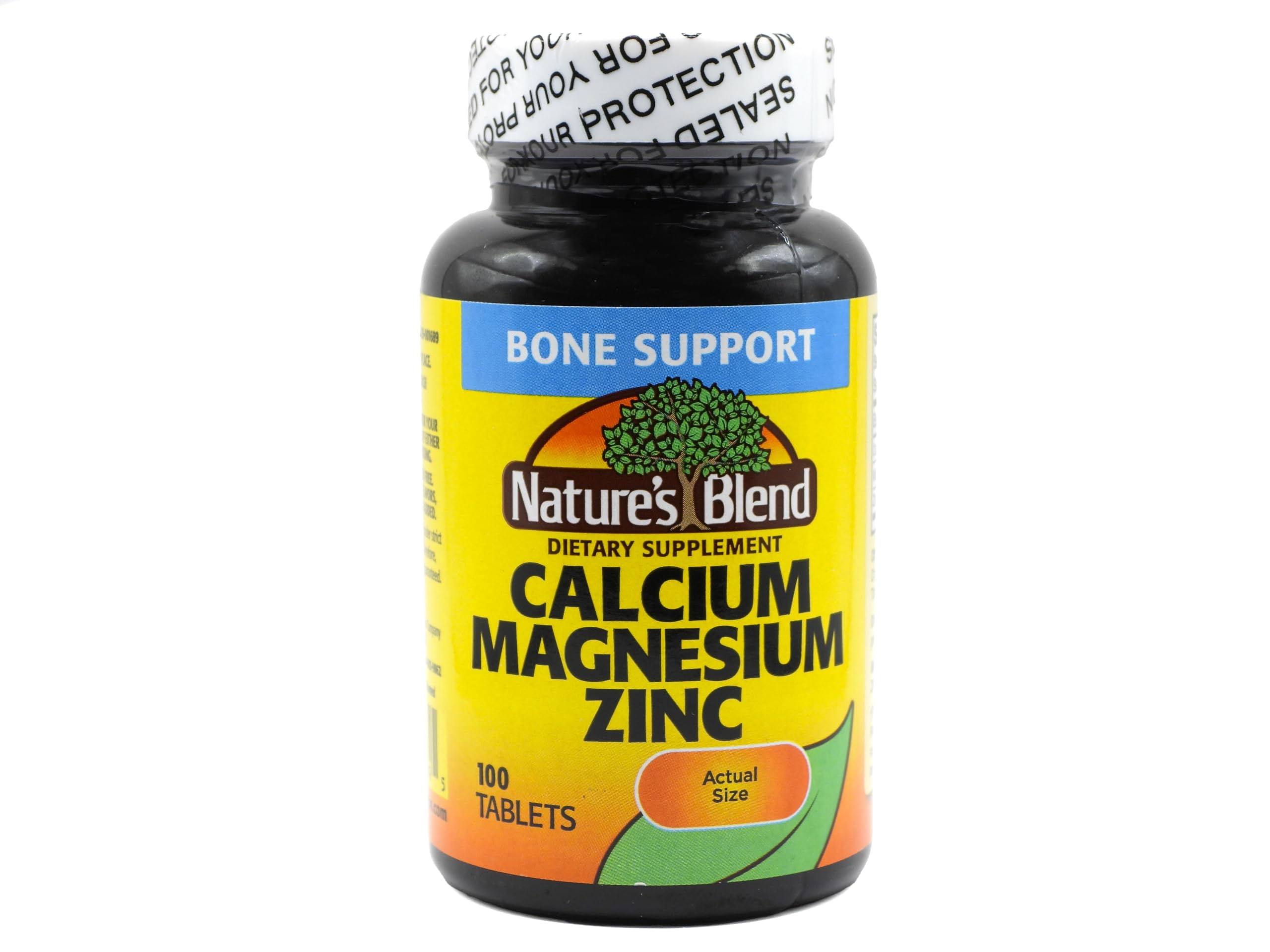 Nature's Blend Calcium Magnesium Zinc Tabs bottle - unflavored, 100 count