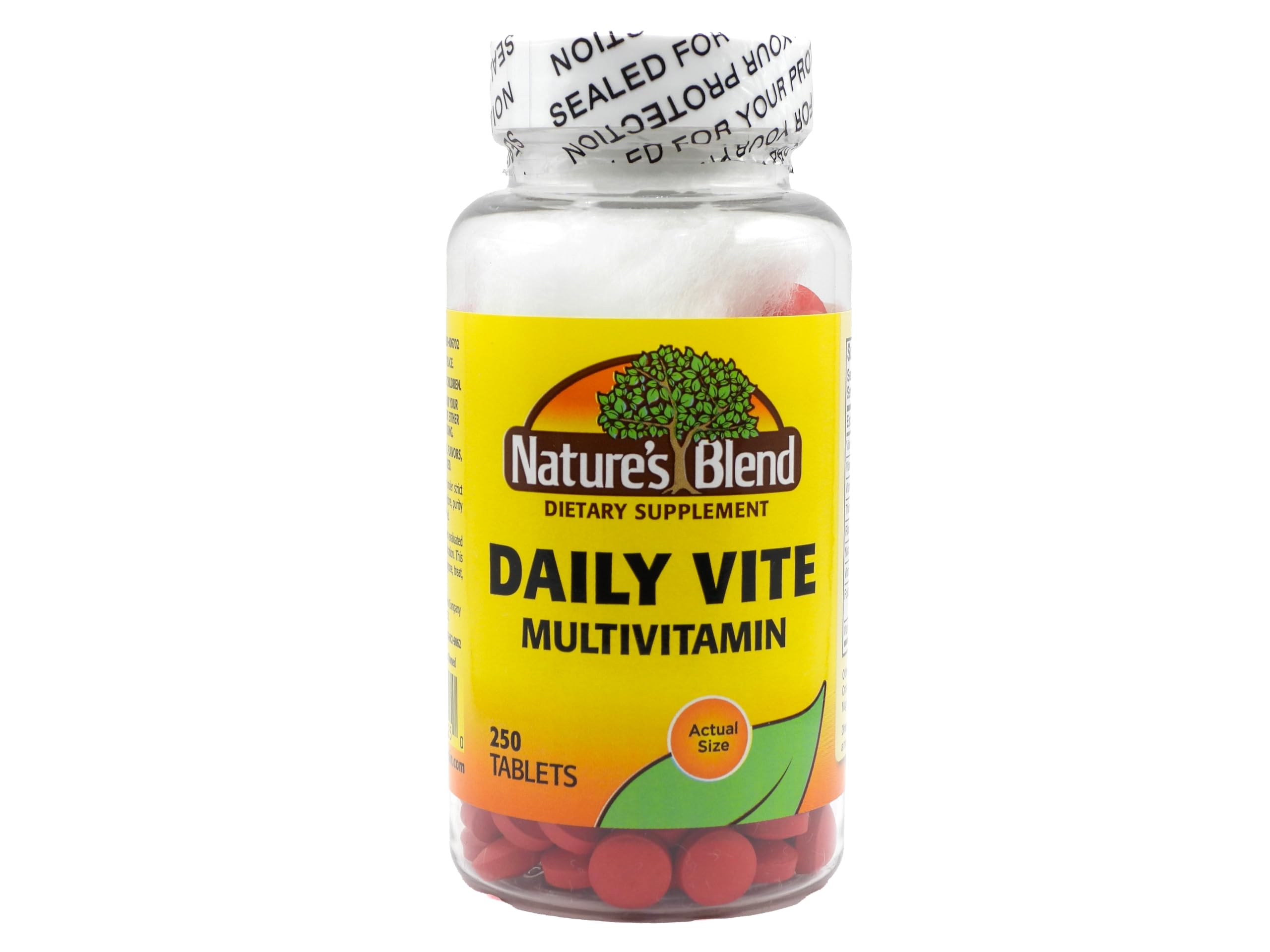 Nature's Blend Daily Vite 250 Tablets bottle front view