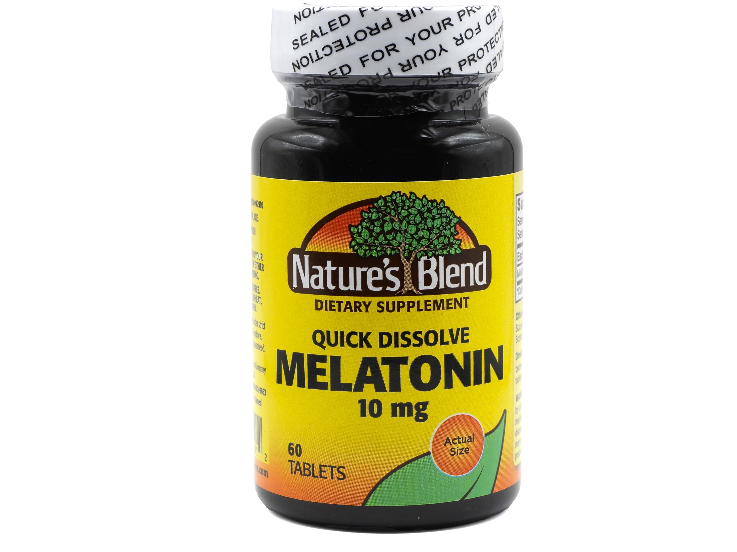 Nature's Blend Melatonin 10mg tablets - bottle front