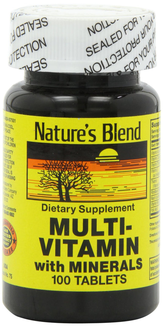 Nature's Blend NAT B Multivitamin & Min TB bottle front label