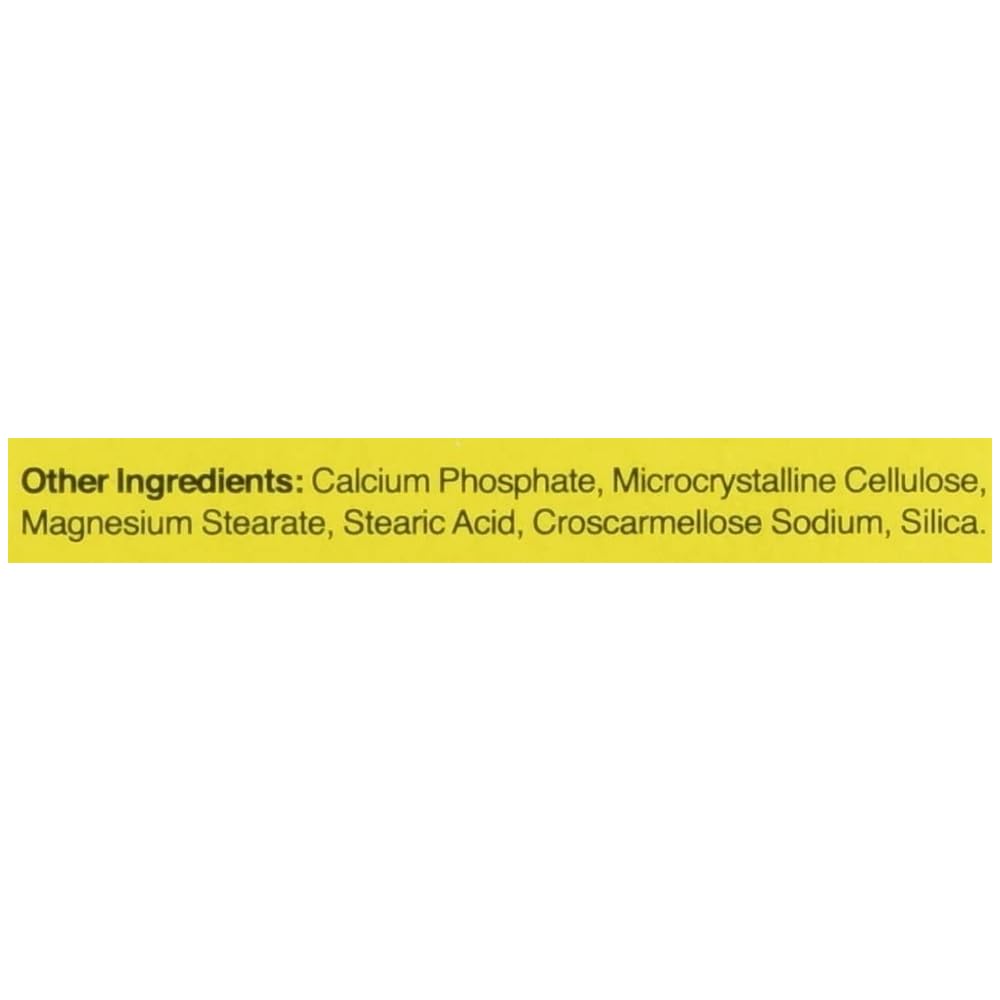 Back of Nature's Blend Niacin 50 mg bottle with supplement facts