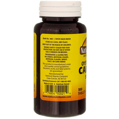 Front view of Nature's Blend Oyster Shell Calcium 500 mg tablets bottle, 100 count
