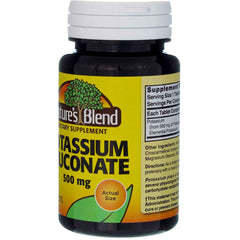 Gluten free symbol on Nature's Blend bottle
