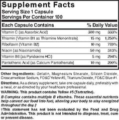 Packaging and bottle layout for Nature's Blend Super B with C