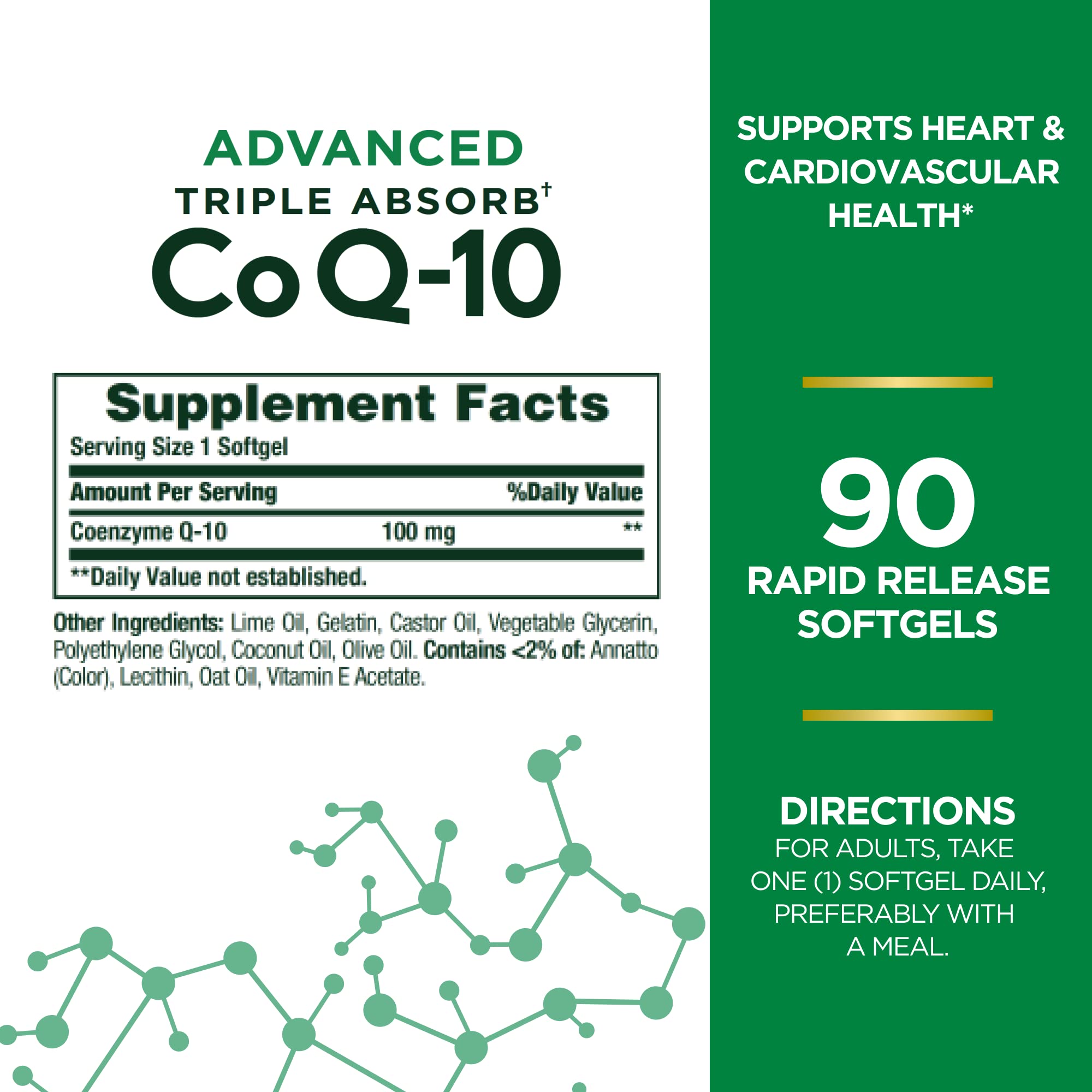 Close-up of AquaCelle enhanced absorption for CoQ-10, 3x better absorption