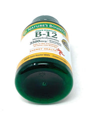 Natural cherry flavor packaging for Nature's Bounty B-12