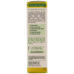 Nature's Bounty B12 Sublingual Liquid 2 oz pack back view