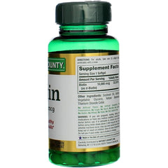 Two bottles of Nature's Bounty Biotin 10000 mcg in a pack