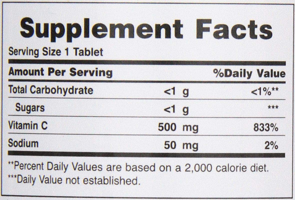 Orange-flavored chewable tablets with Rose Hips, 90 ct