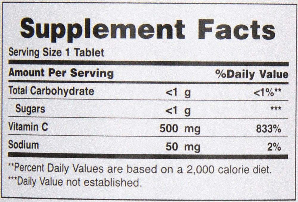 Orange-flavored chewable tablets with Rose Hips, 90 ct