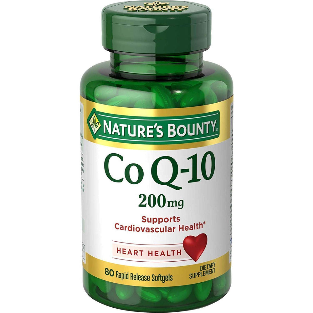 Nature's Bounty Co Q-10 Extra Strength 200 mg Softgels - Pack of 3 (80 softgels each)