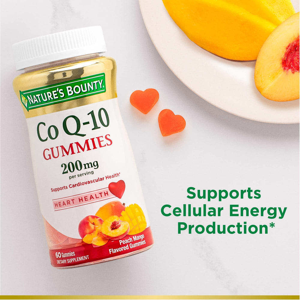 Ingredients panel for Nature's Bounty CoQ10 Gummies