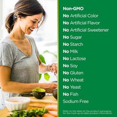Nutrition facts label for Nature's Bounty D3 10,000 IU supplement