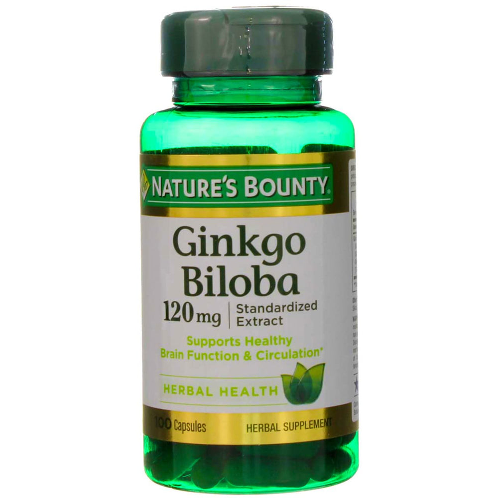 Nature's Bounty Ginkgo Biloba 120 mg Double Strength main image