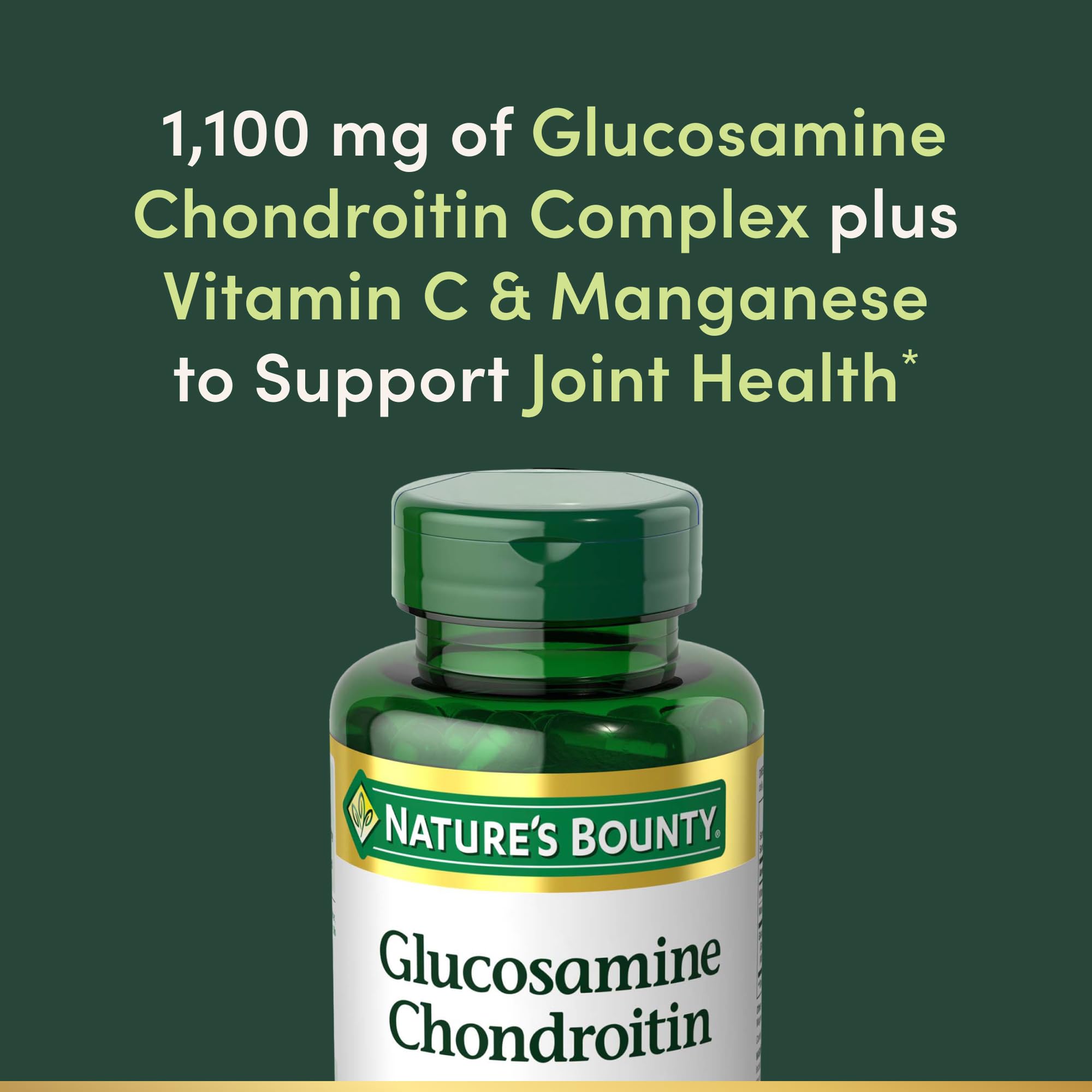 Close-up of supplement ingredients