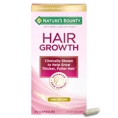Nature's Bounty Optimal Solutions Hair Growth bottle