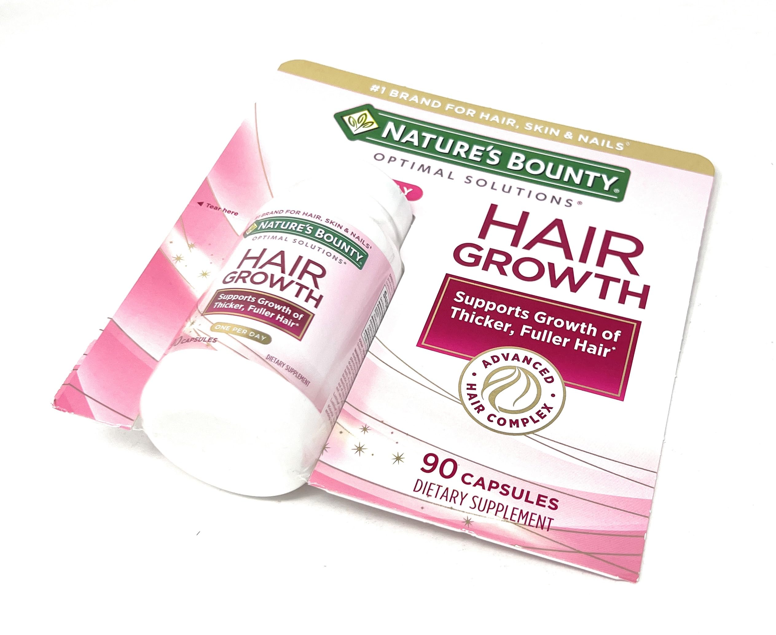 Advanced Hair Complex text on bottle label