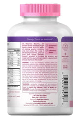 Ingredient highlights for Nature's Bounty Hair, Skin & Nails (B vitamins, C & E, hyaluronic acid)