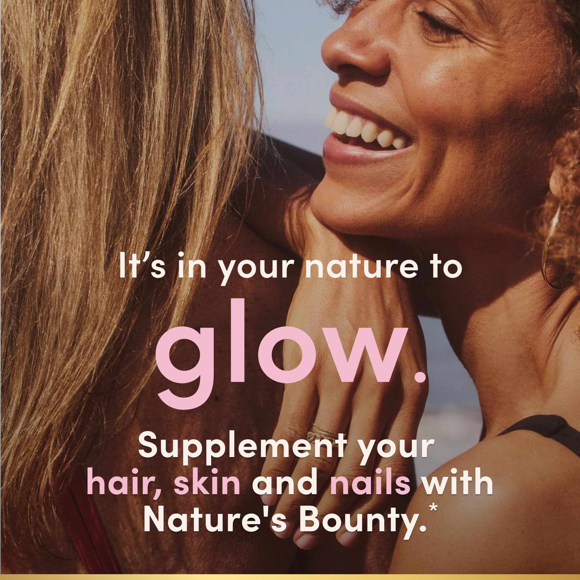 Healthy hair, skin, and nails concept with citrus gummies