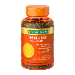 Nature's Bounty Immune 24 Hour+ Ester-C vitamin C bottle hero image