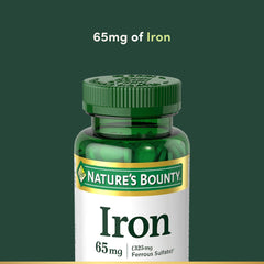 Gluten-free, vegetarian Nature's Bounty Iron bottle